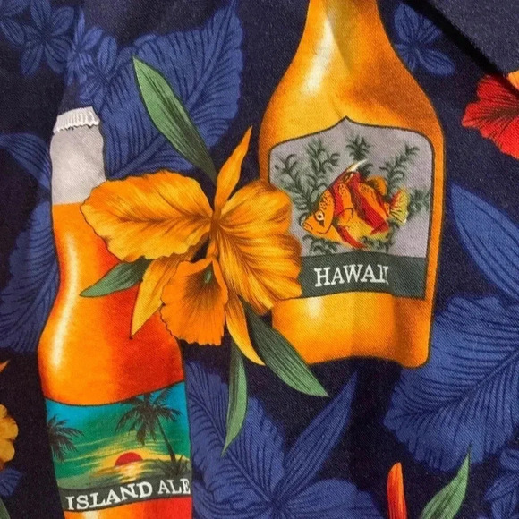 Vintage Kolekole Hawaiian Beach Shirt - XL - Picture 5 of 8